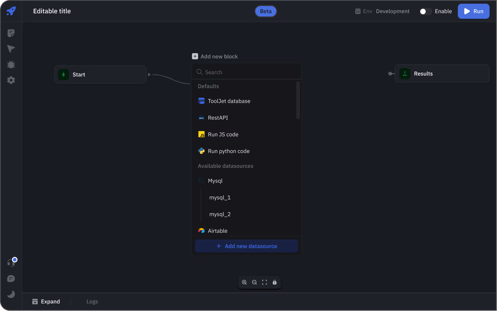 Build workflows without limits