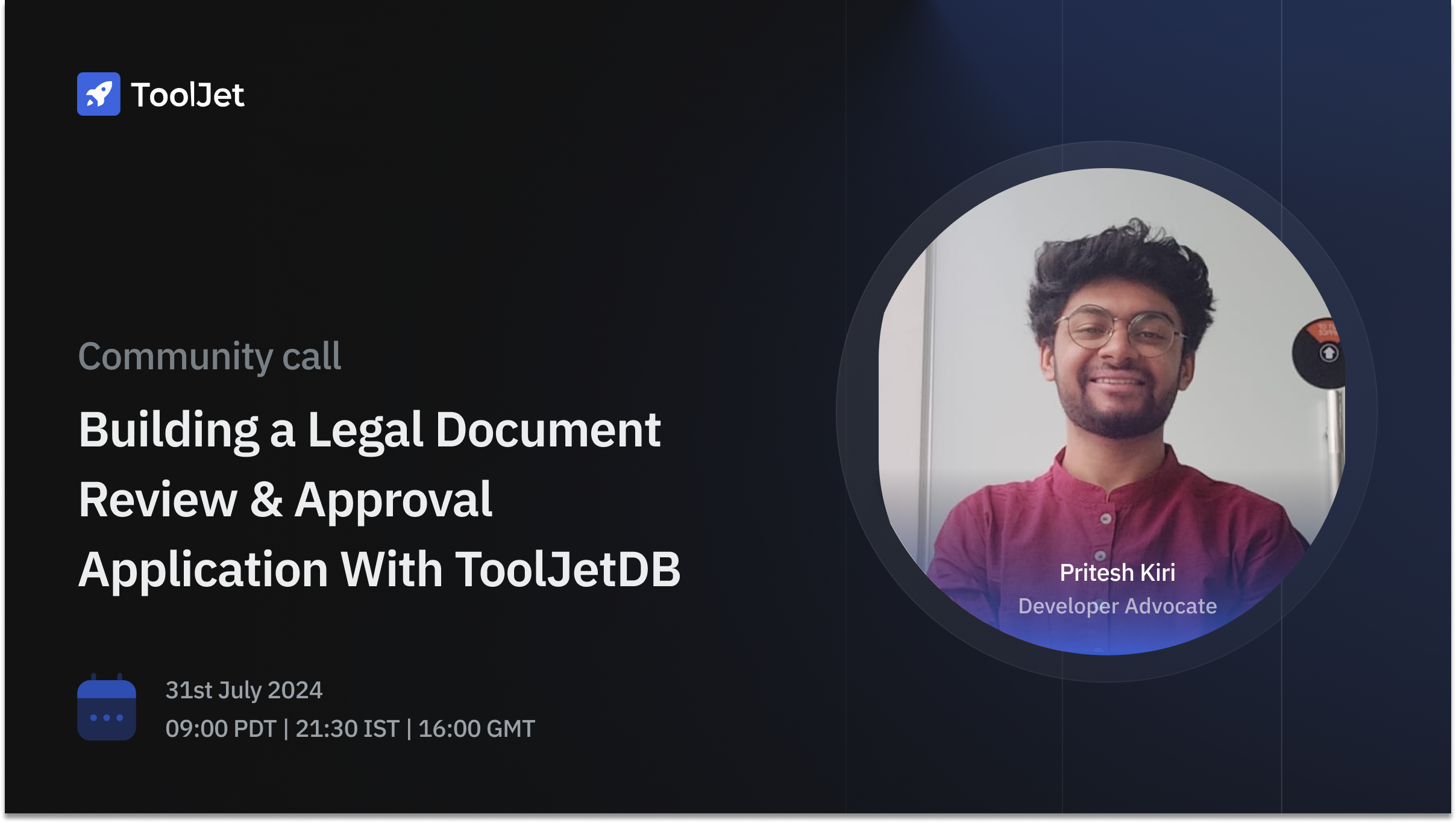 Building a Legal Document Review & Approval Application With ToolJetDB | July Community Call