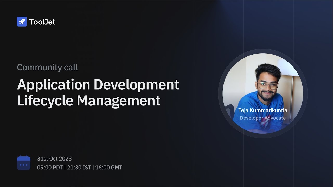 Application Development Lifecycle Management | Community Call - Oct 2023