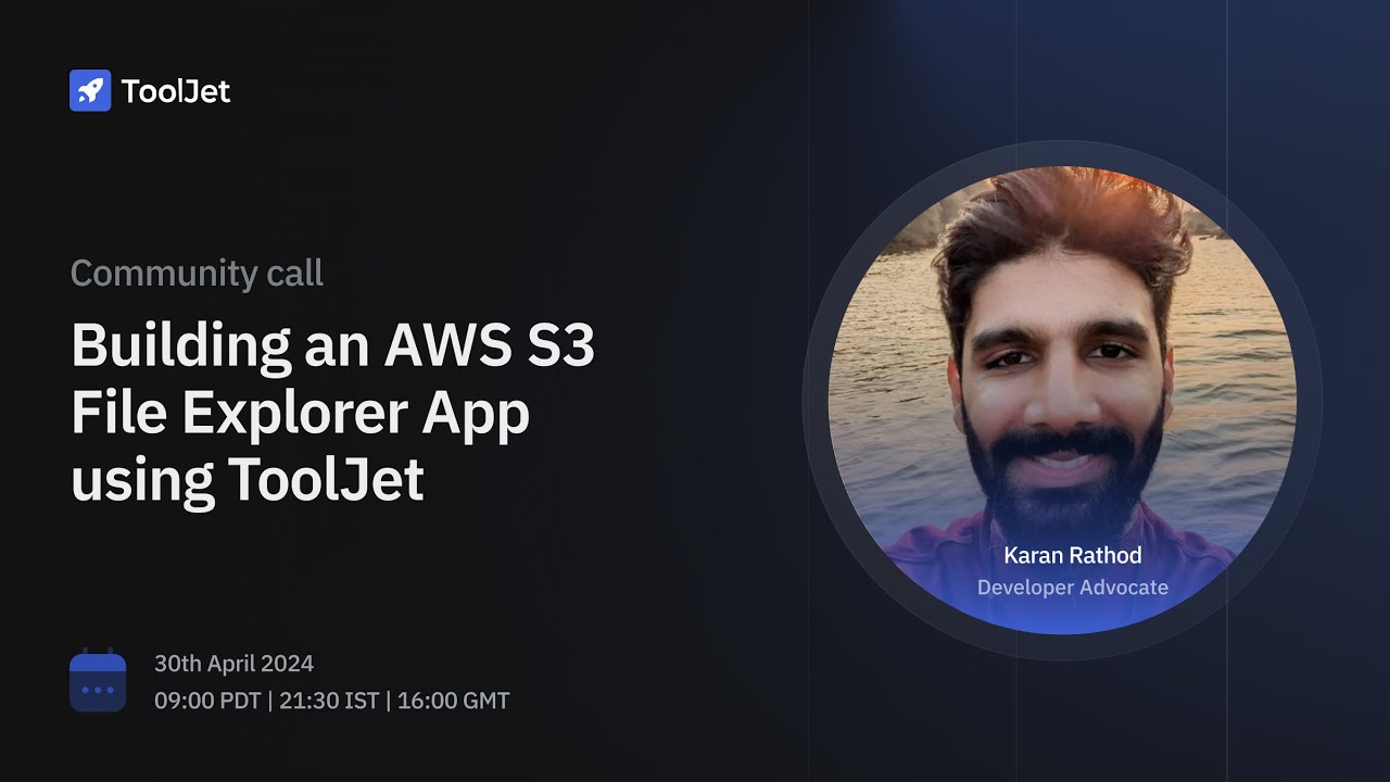 Building an AWS S3 File Explorer Using ToolJet