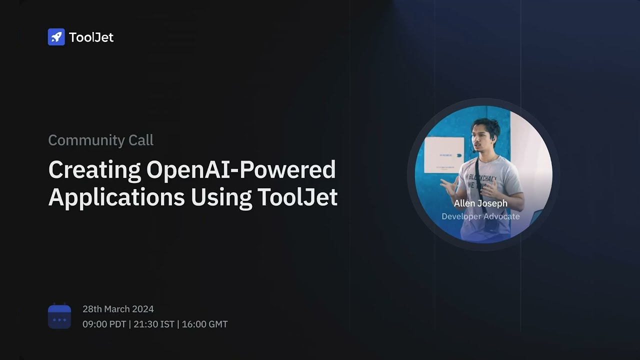 Creating Open AI-Powered Applications In ToolJet